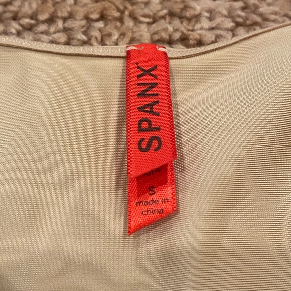 SPANX Small Shaping Cami Tank Top Tan Sand Nude - Picture 2 of 4